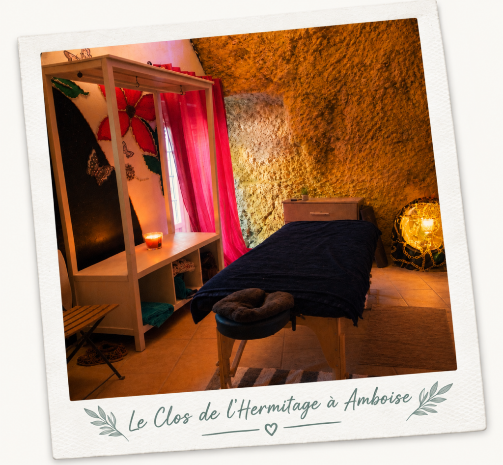 Le Clos de l'Hermitage, Amboise, troglodyte, trogloft, espace bien être, détente, relaxation, demoname alatienne